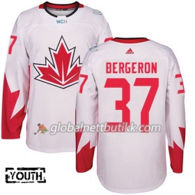 Canada Hockeydrakt Patrice Bergeron 37 World Cup i ishockey 2016 Hvit - Barn